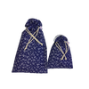 Kép 3/4 - Cibi Bélelt kenyeres zsák - mini, kékfestő (1 db)