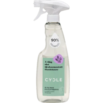 CYCLE Általános felülettisztító szórófejes - levendula, menta (500 ml)