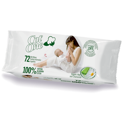 Cot One Bio baba törlőkendő (72 db)