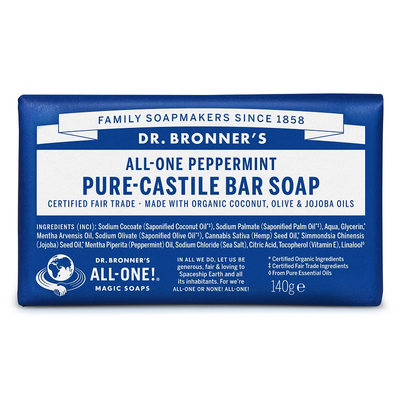 Dr. Bronner's Borsmenta szilárd szappan 