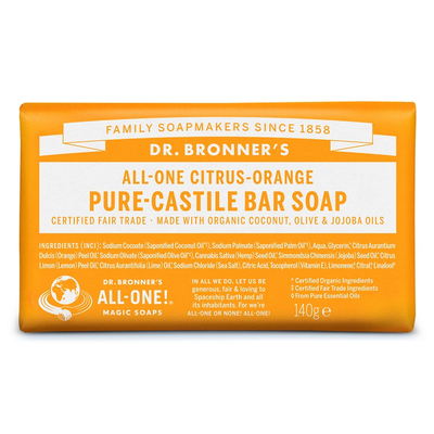 Dr. Bronner's Citrus-narancs szilárd szappan