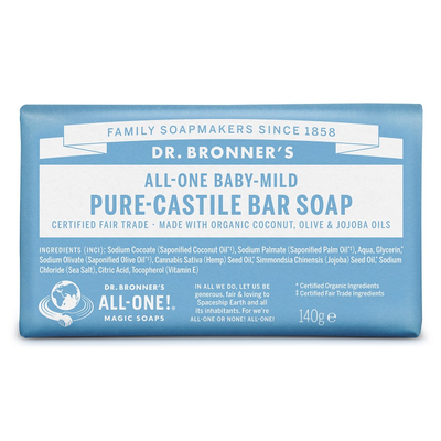Dr. Bronner's Illatmentes szilárd szappan 