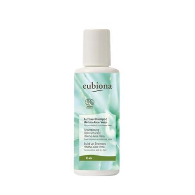 Eubiona Tápláló sampon: henna-aloe vera - érzékeny, száraz hajra