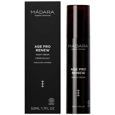 Mádara AGE PRO RENEW Bőröregedésgátló éjszakai arckrém (50 ml)