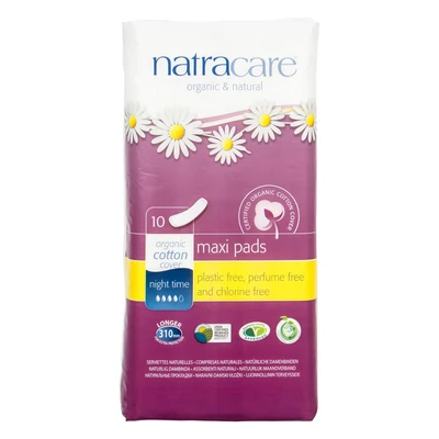 Natracare bio betét - éjszakai (10 db)