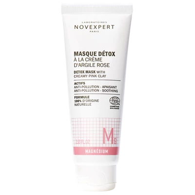 NOVEXPERT Méregtelenítő pink agyag krémmaszk érzékeny bőrre (75 ml)