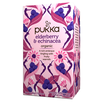 PUKKA Bio elderberry-echinacea tea (20 db)