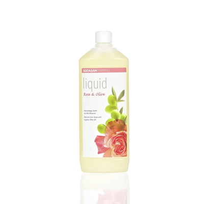 Sodasan BIO Folyékony szappan – rózsa-olíva