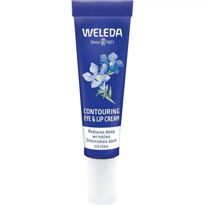 Weleda 50+ Öregedésgátló szem- és ajakkörnyék-ápoló kék enciánnal és havasi gyopárral (10 ml)