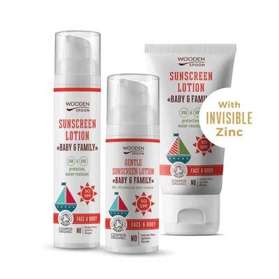 Wooden Spoon Bio naptej és testápoló SPF 50