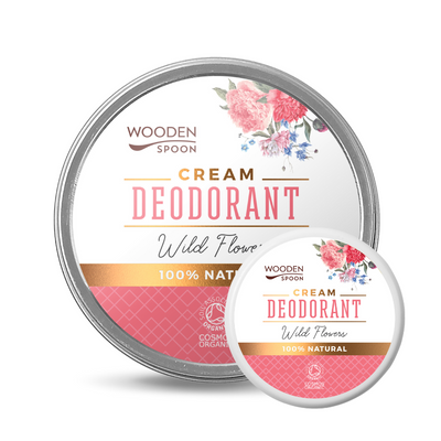 Wooden Spoon Bio Vadvirágos krémdezodor (60 ml)