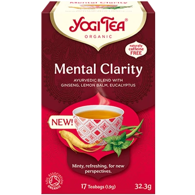 Yogi Bio tea - Mental Clarity - Friss elme (17 db)