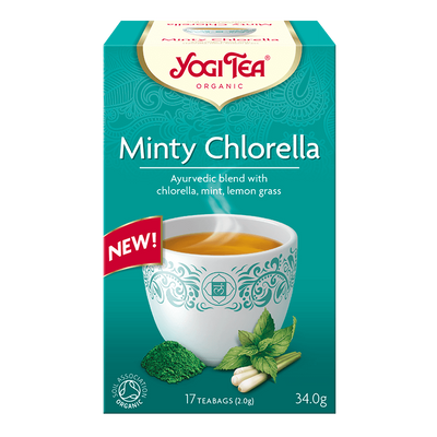 Yogi Mentás tea chlorella algával - filteres (17 db)