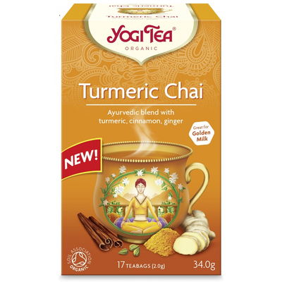 Yogi Kurkumás chai tea - filteres (17 db)