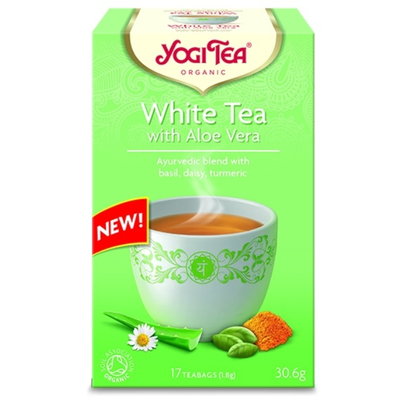Yogi Fehér tea aloe verával - filteres (17 db) 
