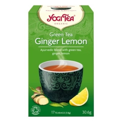 Yogi Zöld tea gyömbérrel és citrommal - filteres (17 db) 