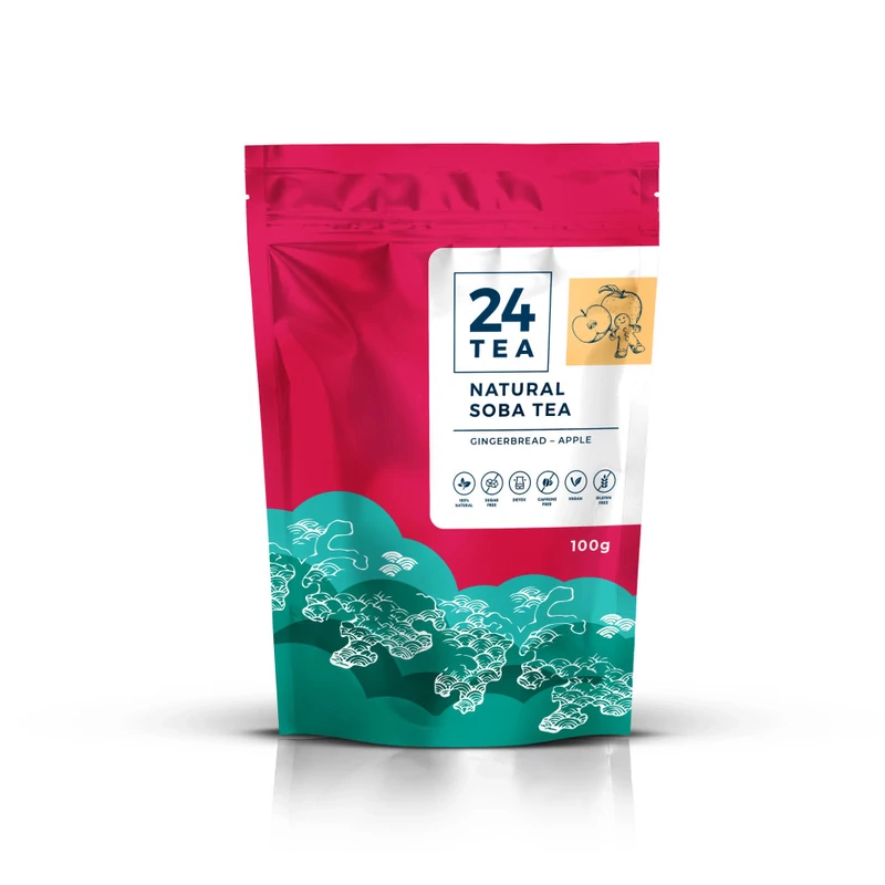 24 tea Hajdina tea - alma, mézeskalács (100 g) - közeli lejárat