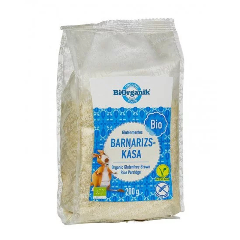 BiOrganik Bio gluténmentes barnarizs-kása (200 g)