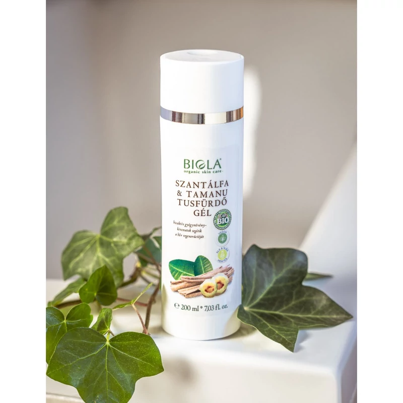 Biola Szantálfa-Tamanu tusfürdő gél (200 ml)
