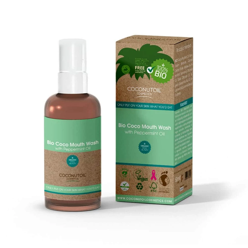 Coconutoil Bio Coco szájvíz borsmentával (100 ml)