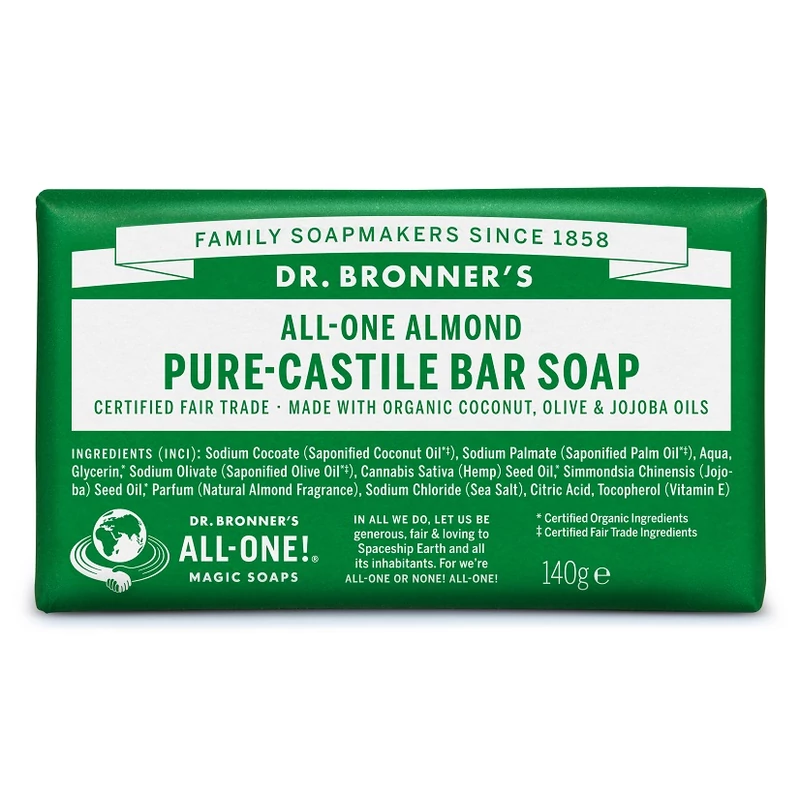 Dr. Bronner's Mandula szilárd szappan
