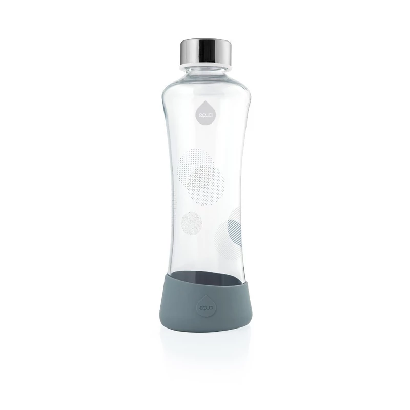 EQUA Metallic üvegkulacs - silver (550 ml)