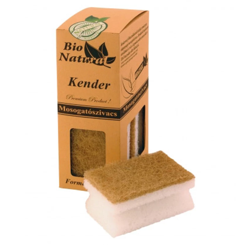Eco Natural Mosogatószivacs formázott - kender (4 db)