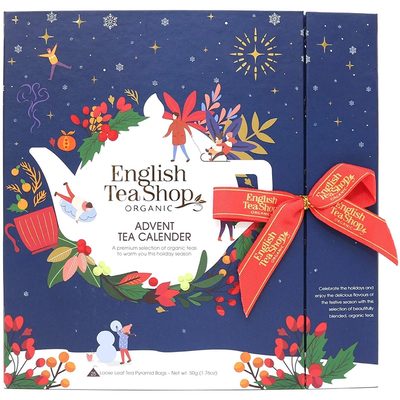 English Tea Adventi kalendárium - kék (25 db)