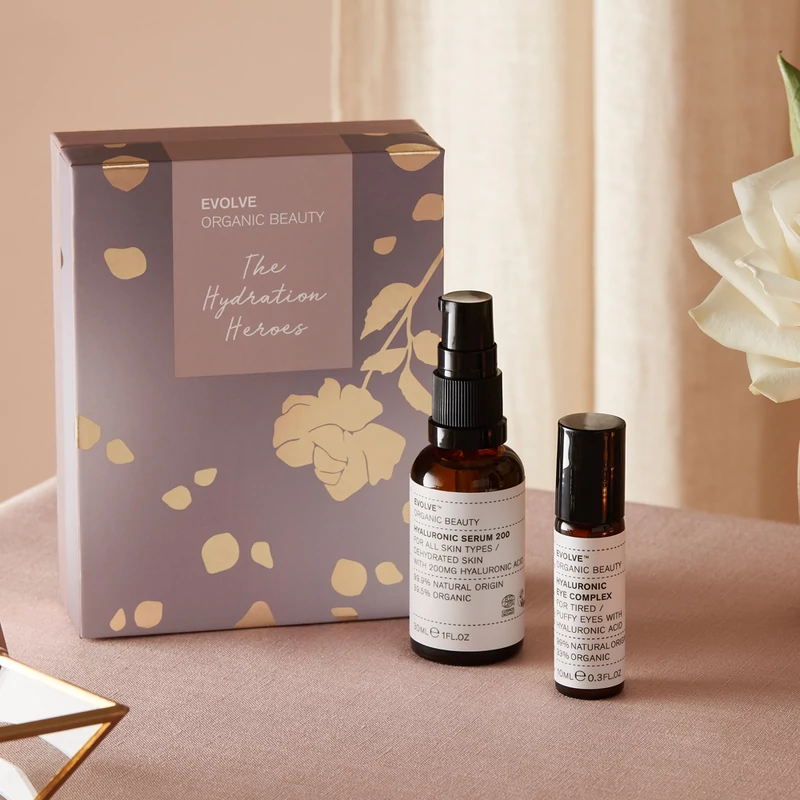 Evolve Beauty The Hydration Heroes Hidratáló arcápoló szett hyaluronsavval (1 db)