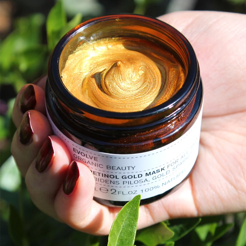 Evolve Beauty Bio-retinol Bőröregedésgátló arany maszk