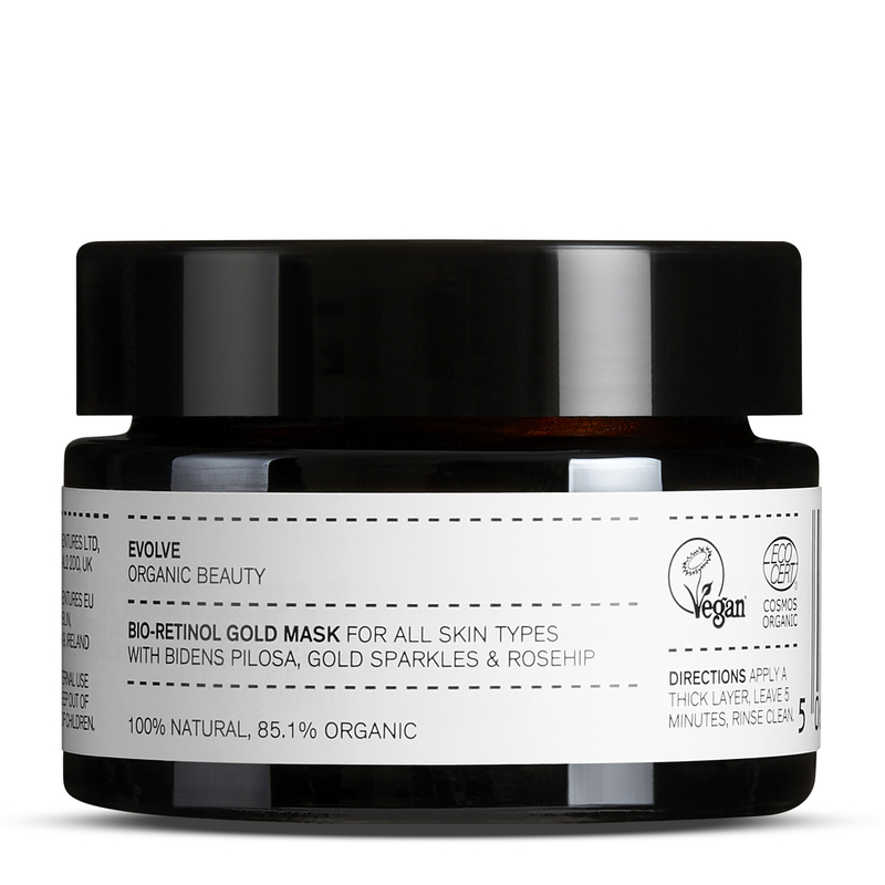 Evolve Beauty Bio-retinol Bőröregedésgátló arany maszk (30 ml)
