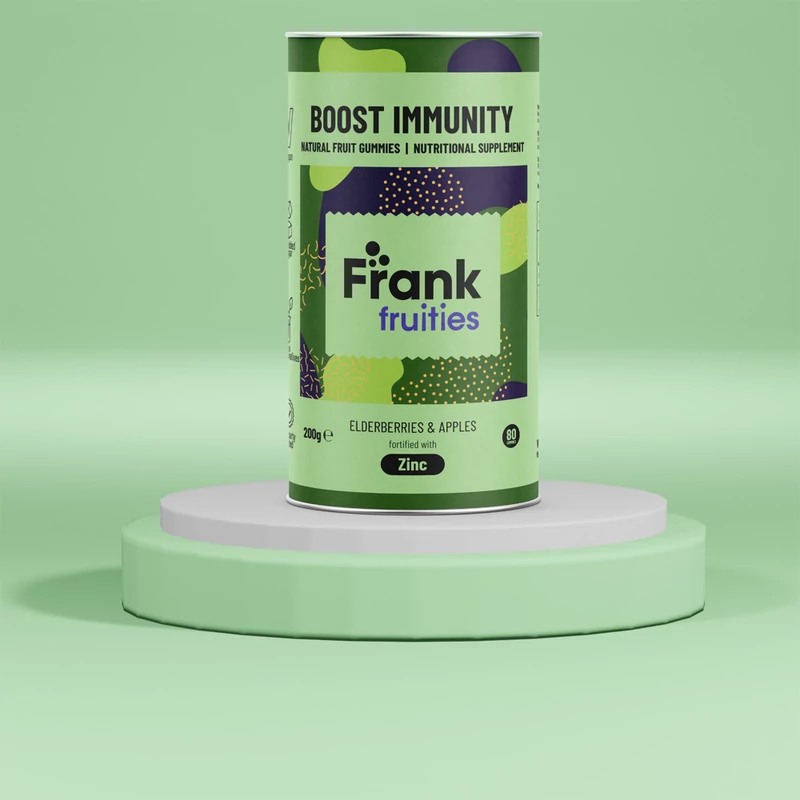 Frank Fruities Boost Immunity étrend-kiegészítő - immunerősítő (200 g)
