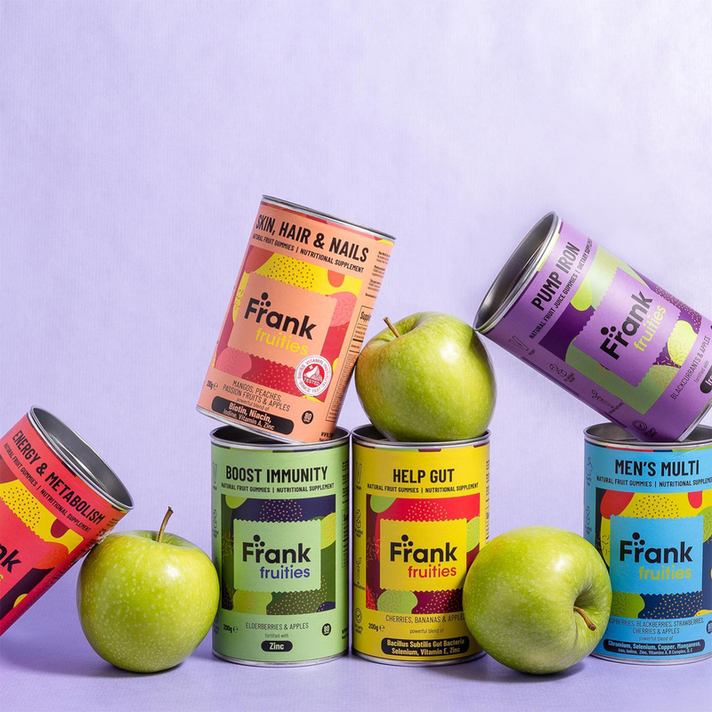 Frank Fruities Help Gut étrend-kiegészítő - egészséges bélműködés (200 g)