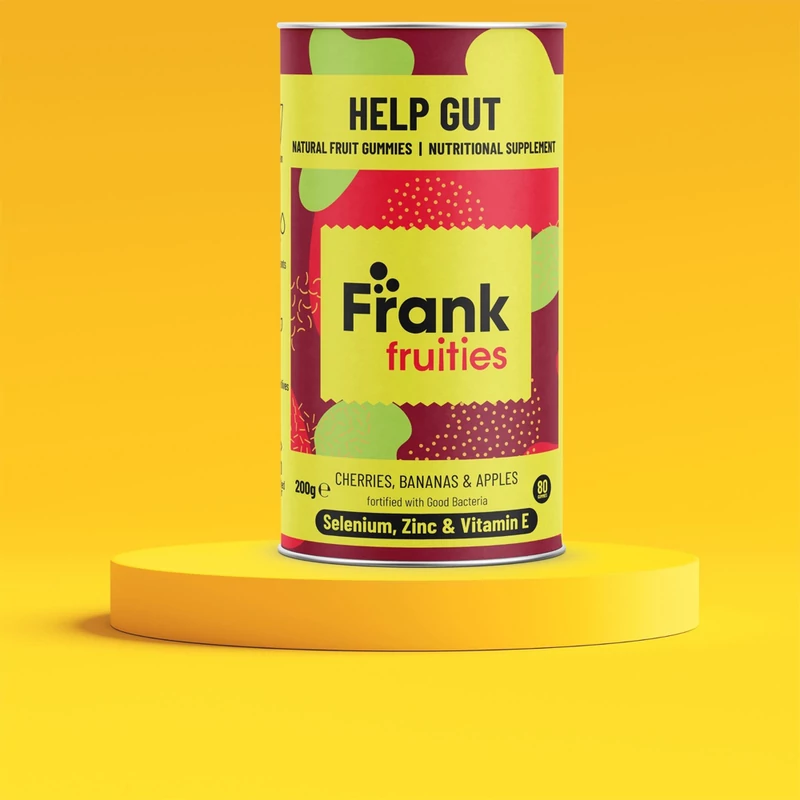 Frank Fruities Help Gut étrend-kiegészítő - egészséges bélműködés (200 g)