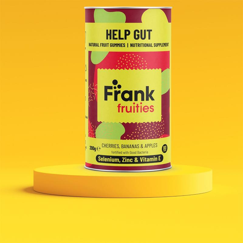 Frank Fruities Help Gut étrend-kiegészítő - egészséges bélműködés (200 g)