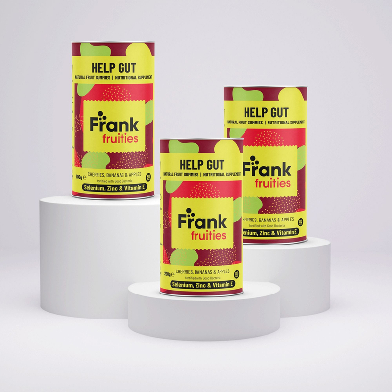 Frank Fruities Help Gut étrend-kiegészítő - egészséges bélműködés (200 g)