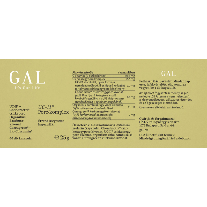 GAL UC-II Porc-komplex (60 db)