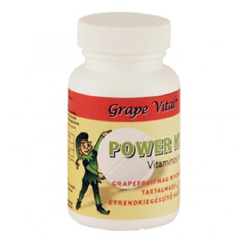 Grape Vital Grapefruit-mag gyermek tabletta - Power Kids (60 db)