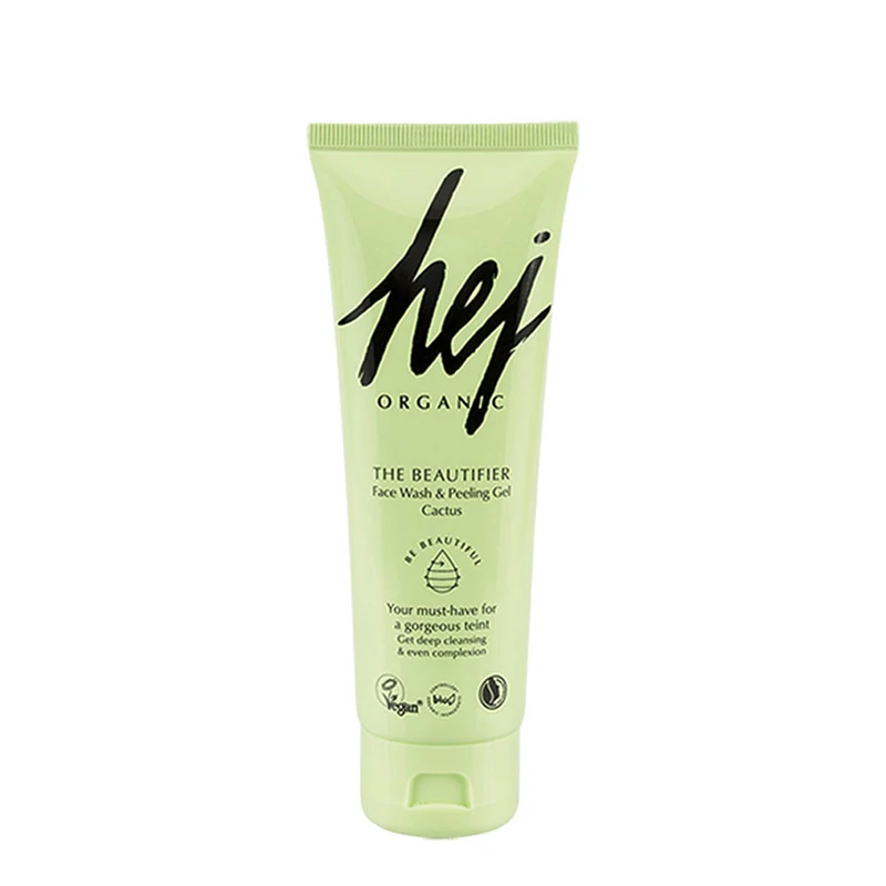 Hej Organic The Beautifier Kaktusz arclemosó és peeling gél (125 ml)