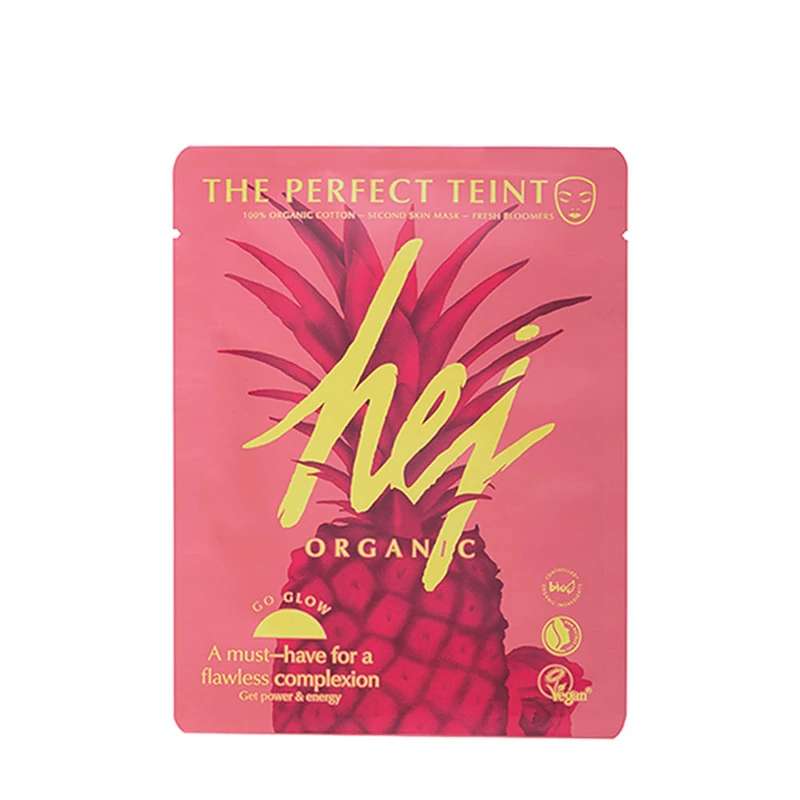 Hej Organic The Perfect Teint Ragyogást fokozó fátyolmaszk (18 g)