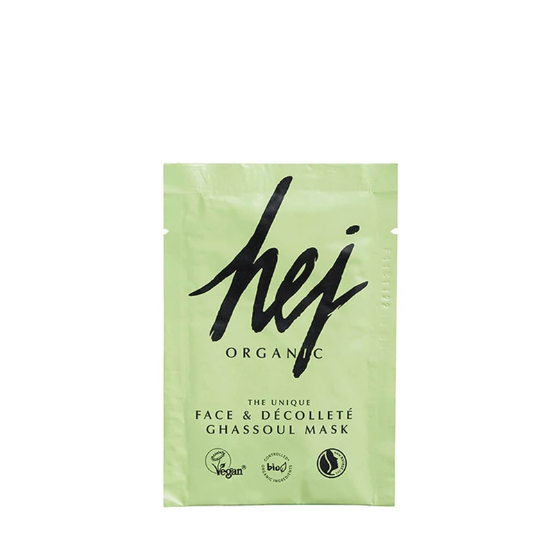 Hej Organic The Unique Arc és dekoltázs rhassoul agyag maszk (10 g)