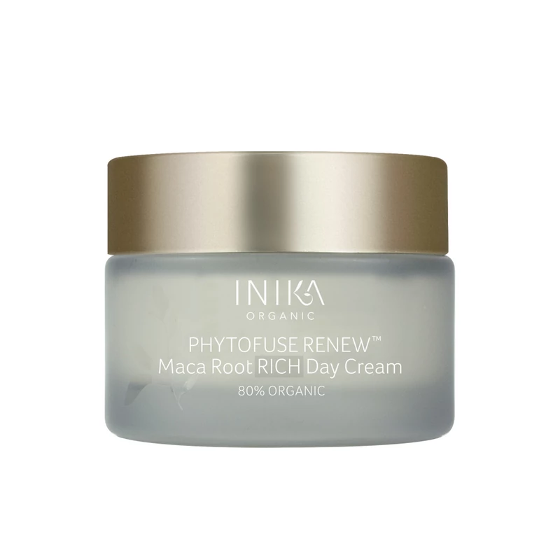 INIKA Skincare Phytofuse Renew Maca root Rich Bőrmegújító nappali krém (50 ml)