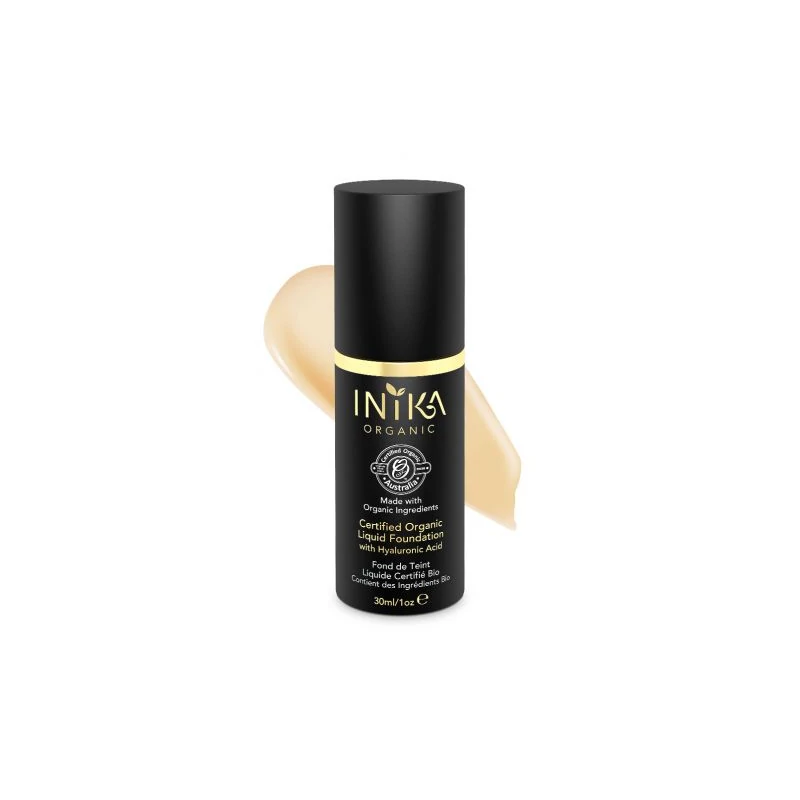 INIKA Organikus folyékony alapozó hyaluronsavval - cream (30 ml)