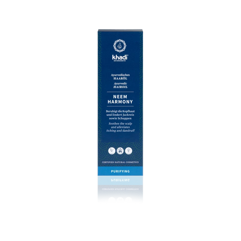 Khadi NEEM HARMONY Ayurvédikus hajolaj (50 ml)