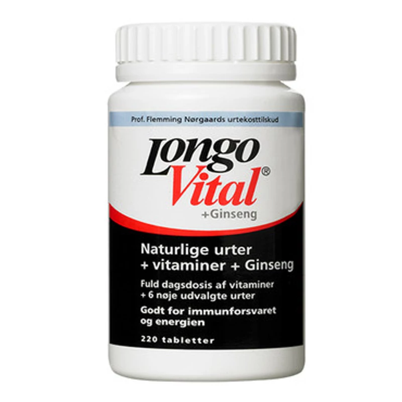 Longo Vital Classic + Ginzeng étrend-kiegészítő tabletta (270 db)