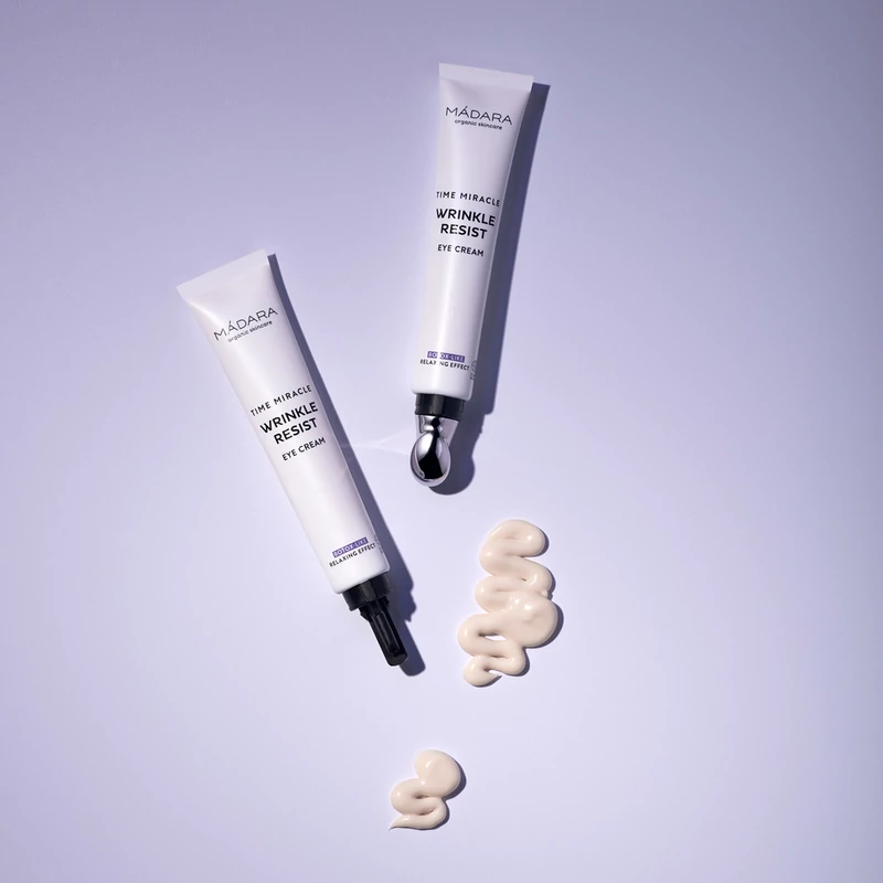 Mádara Time Miracle Wrinkle Resist Bőröregedésgátló szemránc krém applikátorral (20 ml)