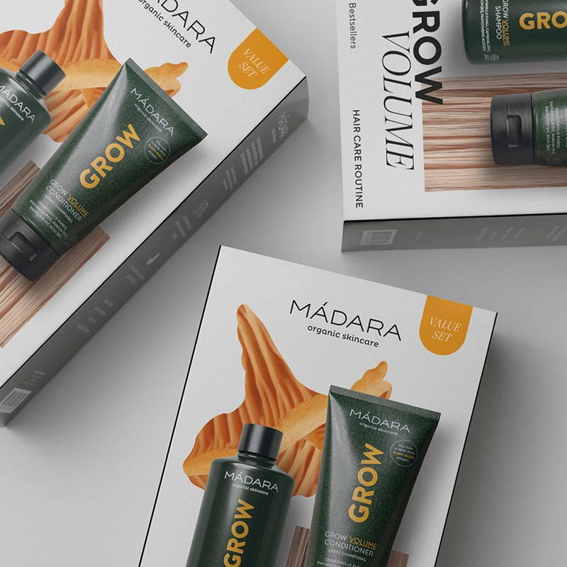 Mádara Grow Volume Best seller hajápoló szett (1 db)