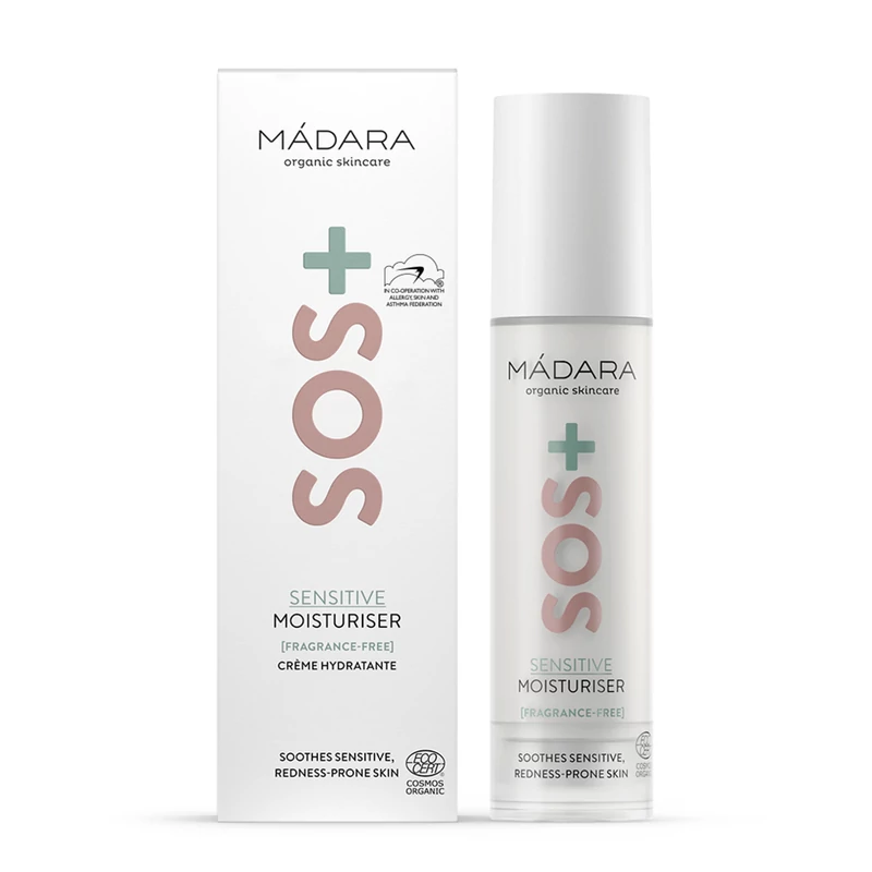 Mádara SOS+ Intenzív hidratáló és nyugtató arckrém (50 ml)