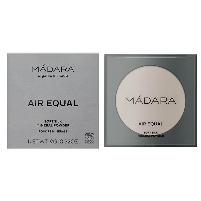 Mádara Air Equal ásványi púder - áttetsző (9 g)