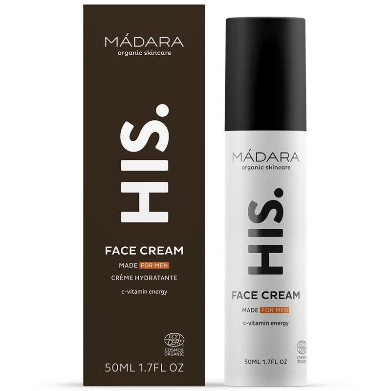 Mádara HIS Energetizáló arckrém férfiaknak (50 ml)